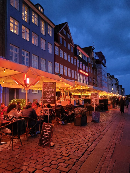 Copenhagen at night